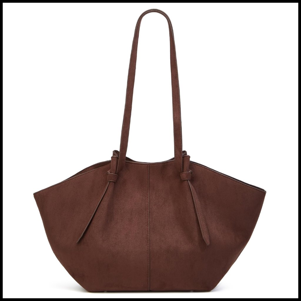 Suede Tote Bag Crossbody Shoulder Purse Retro Hobo Satchel Top Handle